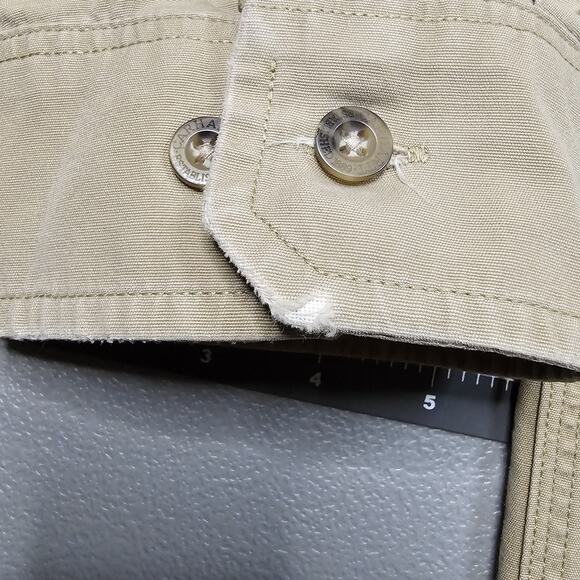 Vintage Carhartt Foreman Shirt XXL Tan Workwear Relaxed Outdoors Heavy Grunge - Picture 11 of 15